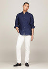 Tommy Hilfiger Pigment Dyed Linen Shirt, Carbon Navy