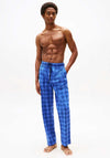 Tommy Hilfiger Plaid Drawstring Pyjama Bottoms, Verona Blue