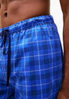 Tommy Hilfiger Plaid Drawstring Pyjama Bottoms, Verona Blue