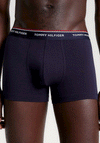 Tommy Hilfiger Premium Essentials 3 Pack Trunks, Rouge Multi