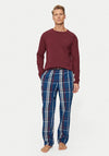 Tommy Hilfiger Pyjama Set, Burgundy & Navy