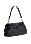 Tommy Hilfiger Quilted TH Monogram Shoulder Bag, Black