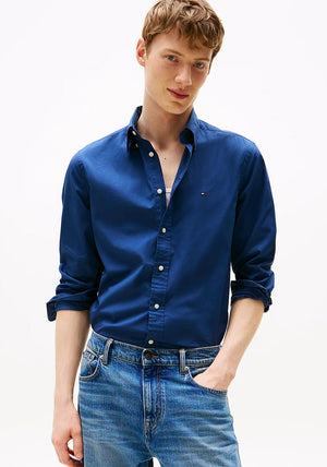 Tommy Hilfiger Regular Fit Poplin Shirt, Blue