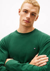 Tommy Hilfiger Relaxed Flannel Pyjama Set, Ornamental Green