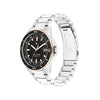 Tommy Hilfiger Men’s Remy Watch, Silver & Black
