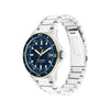 Tommy Hilfiger Men’s Remy Watch, Silver & Navy