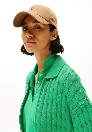 Tommy Hilfiger Chic Six Panel Baseball Cap, Light Tan