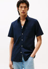 Tommy Hifiger Seersucker Short Sleeve Shirt, Navy