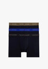 Tommy Hilfiger Signature Cotton Essentials 3 Pack Boxer Briefs, Wedge Blue Multi