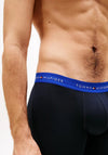 Tommy Hilfiger Signature Cotton Essentials 3 Pack Boxer Briefs, Wedge Blue Multi