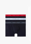 Tommy Hilfiger Signature Cotton Essentials 3 Pack Boxer Briefs, Sweet Blue Multi