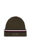 Tommy Hilfiger Signature Tape Beanie, Army Green