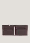 Tommy Hilfiger Men’s Signature Premium Leather Small Wallet, Coffee Bean