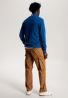 Tommy Hilfiger Signature Tape Half Zip Sweater, Deep Indigo