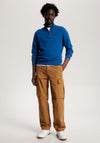 Tommy Hilfiger Signature Tape Half Zip Sweater, Deep Indigo