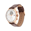 Tommy Hilfiger Men’s Stewart Watch, Rose Gold & Brown