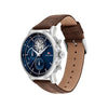 Tommy Hilfiger Men’s Stewart Watch, Silver & Brown