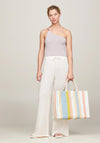 Tommy Hilfiger Summer Stripe Beach Tote Bag, Multi