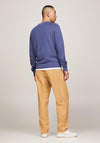 Tommy Hilfiger Textured Knit Crew Neck Sweater, Faded Indigo