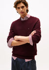 Tommy Hilfiger Textured Knit Sweater, Deep Burgundy