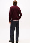 Tommy Hilfiger Textured Knit Sweater, Deep Burgundy