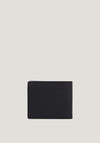 Tommy Hilfiger Men’s Textured Leather Card & Coin Wallet, Black
