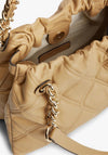 Tommy Hilfiger TH Monogram Quilted Small Tote Bag, Sand Beige