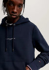 Tommy Hilfiger Tipped Cuff Logo Hoodie, Desert Sky
