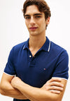 Tommy Hilfiger Tipped Pique Polo Shirt, Carbon Navy