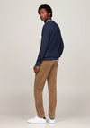Tommy Hilfiger Two-Tone Pima Cotton Cashmere Sweater, Navy