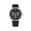 Tommy Hilfiger Men’s Tyson Watch, Silver & Black