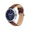 Tommy Hilfiger Men’s Tyson Blue Dial Watch, Brown