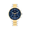 Tommy Hilfiger Men’s Tyson Watch, Silver & Gold