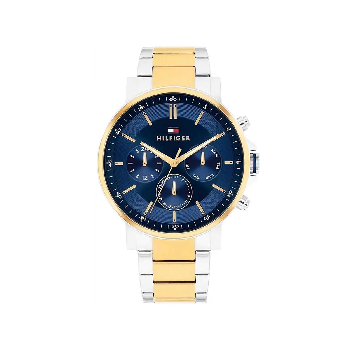 Tommy Hilfiger Men’s Tyson Watch, Silver & Gold