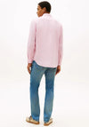 Tommy Hilfiger Washed Pure Linen Shirt, Pink