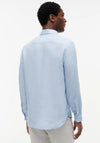 Tommy Hilfiger Washed Pure Linen Shirt, Sky Blue