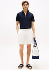 Tommy Hilfiger Interlock Zip Polo Shirt, Navy