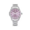 Tommy Hilfiger Ladies Lavender Dial Watch, Silver