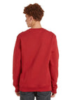 Tommy Jeans Badge Crew Neck Sweatshirt, Magma Red