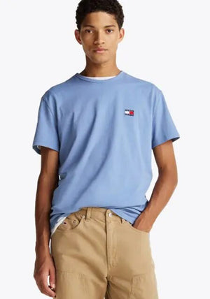 Tommy Jeans Badge Crew Neck T-Shirt, Colorado Blue