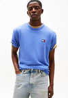 Tommy Jeans Badge Crew Neck T-Shirt, Tempo Blue Heather
