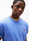 Tommy Jeans Badge Crew Neck T-Shirt, Tempo Blue Heather