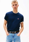 Tommy Jeans Badge Crew Neck T-Shirt, Dark Night Navy
