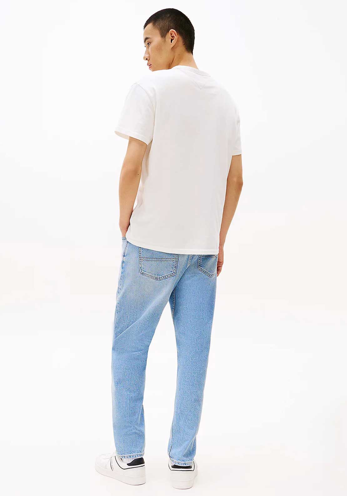 Tommy Jeans Badge Crew Neck T-Shirt, Ecru