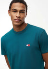 Tommy Jeans Badge Crew Neck T-Shirt, Polar Teal