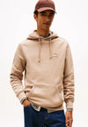 Tommy Jeans Badge Logo Hoodie, Taupe