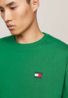 Tommy Jeans Badge T-Shirt, Green Machine