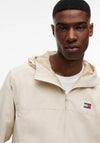 Tommy Jeans Chicago Ripstop Hooded Jacket, Classic Beige