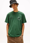 Tommy Jeans Circular Back Graphic T-Shirt, Pine Green