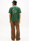 Tommy Jeans Circular Back Graphic T-Shirt, Pine Green